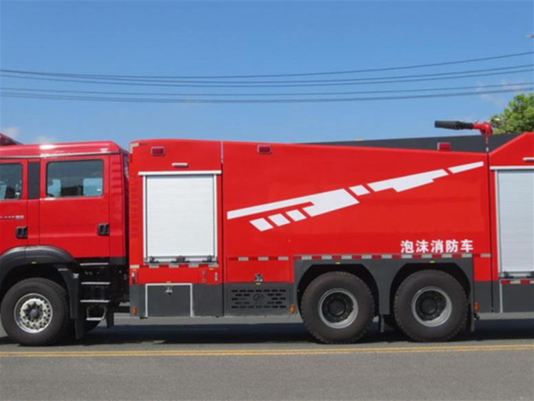 豪沃單橋水罐消防車(13噸)圖片